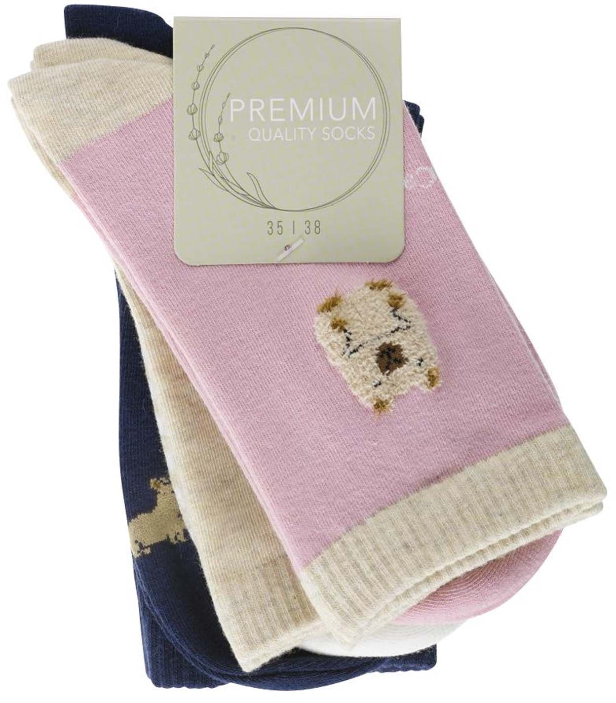 Damen Socken Cappy 3er Pack