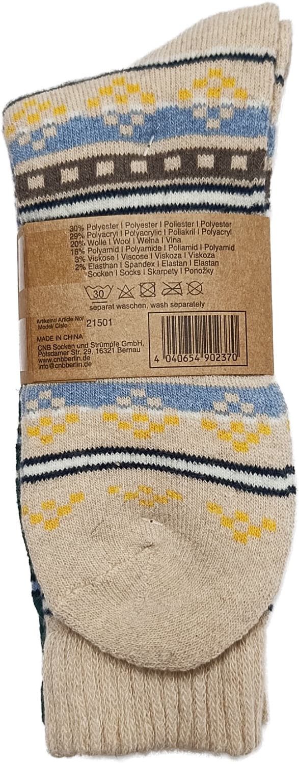 Herren Wintersocken Andenstyle 2er Pack