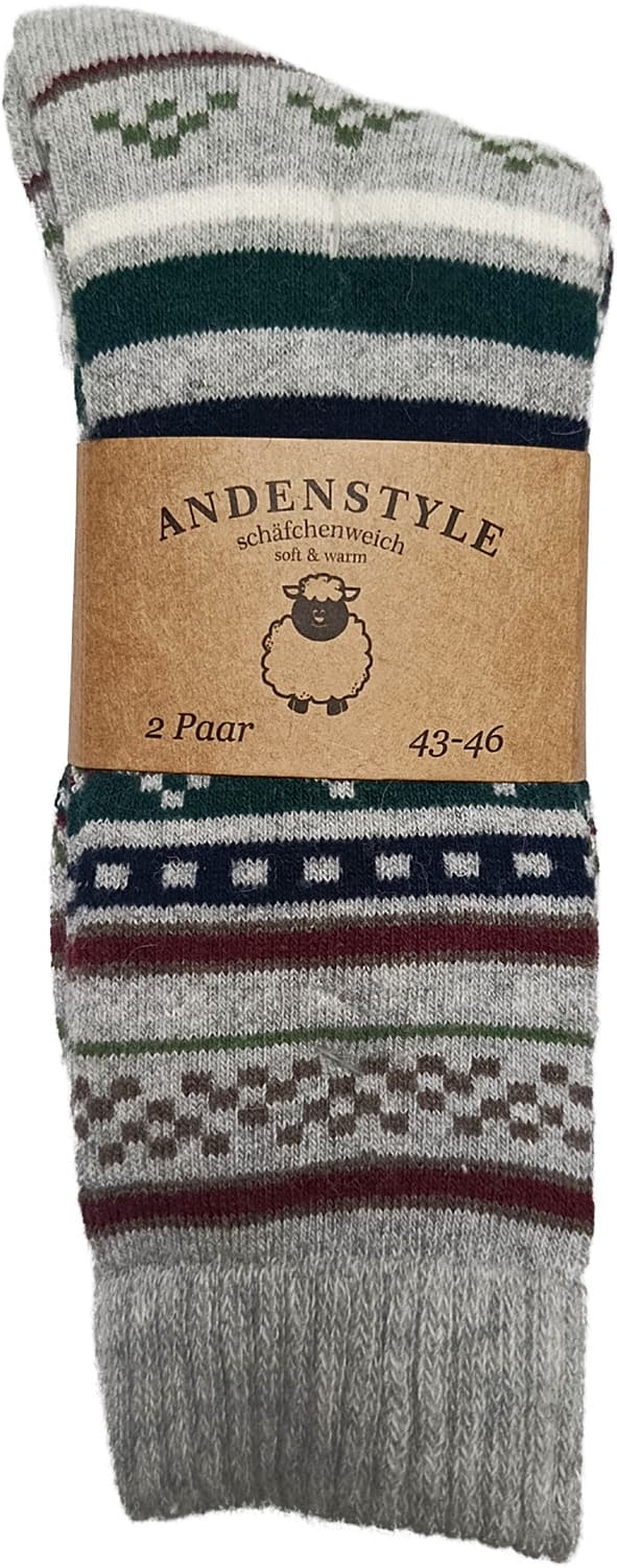 Herren Wintersocken Andenstyle 2er Pack