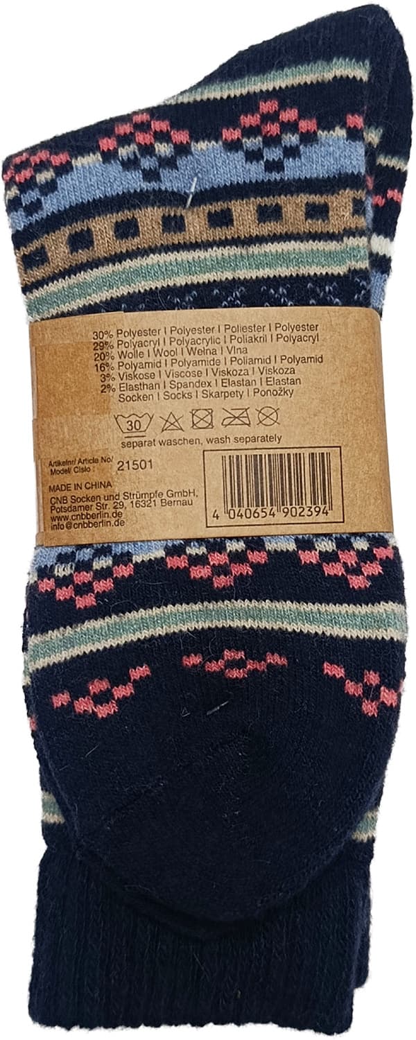 Herren Wintersocken Andenstyle 2er Pack