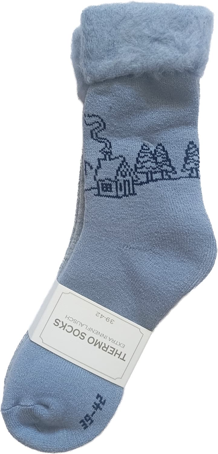 Damen Thermosocken mit extra Innenflausch 2er Pack