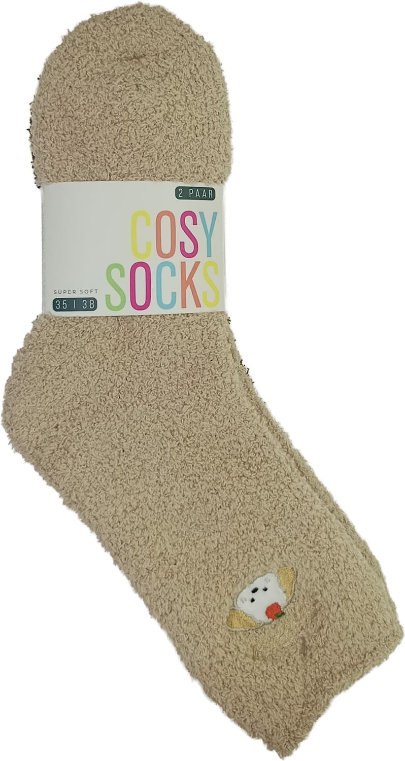Damen Kuschelsocken Cosy Socks 2er Pack