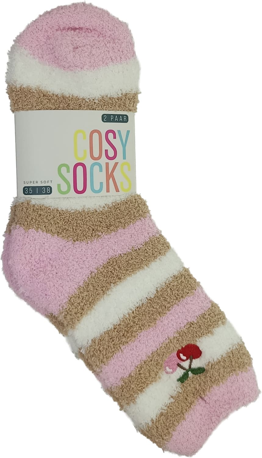 Damen Kuschelsocken Cosy Socks 2er Pack