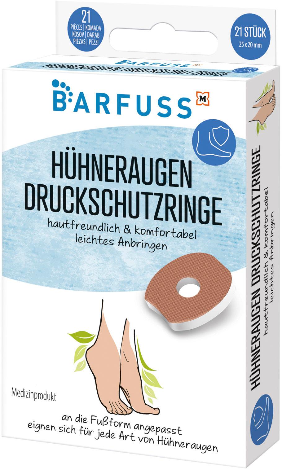 BARFUSS Druckschutzringe Hühneraugen