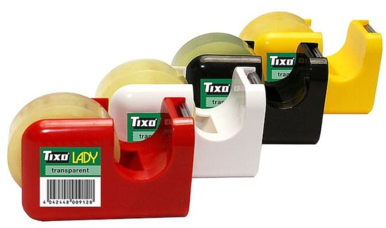 TIXO® Abroller befüllt mit Klebefilm transparent