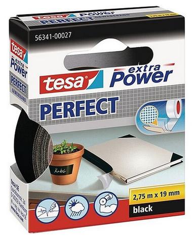 tesaband® Gewebeband 19mm x 2,75m schwarz