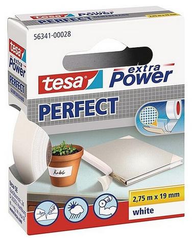 tesaband® Gewebeband 19mm x 2,75m weiss