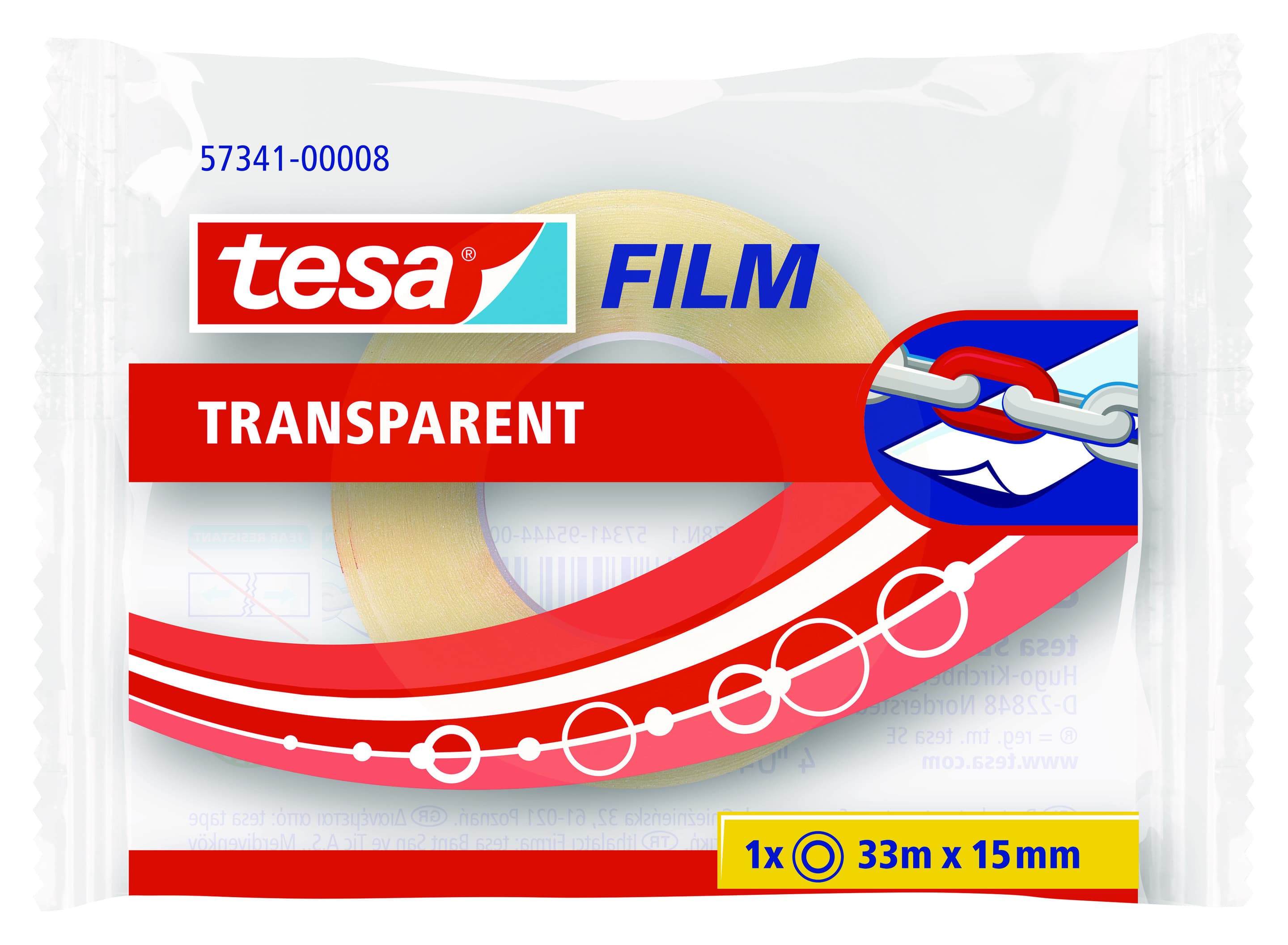 tesafilm® transparent 33m x 15mm