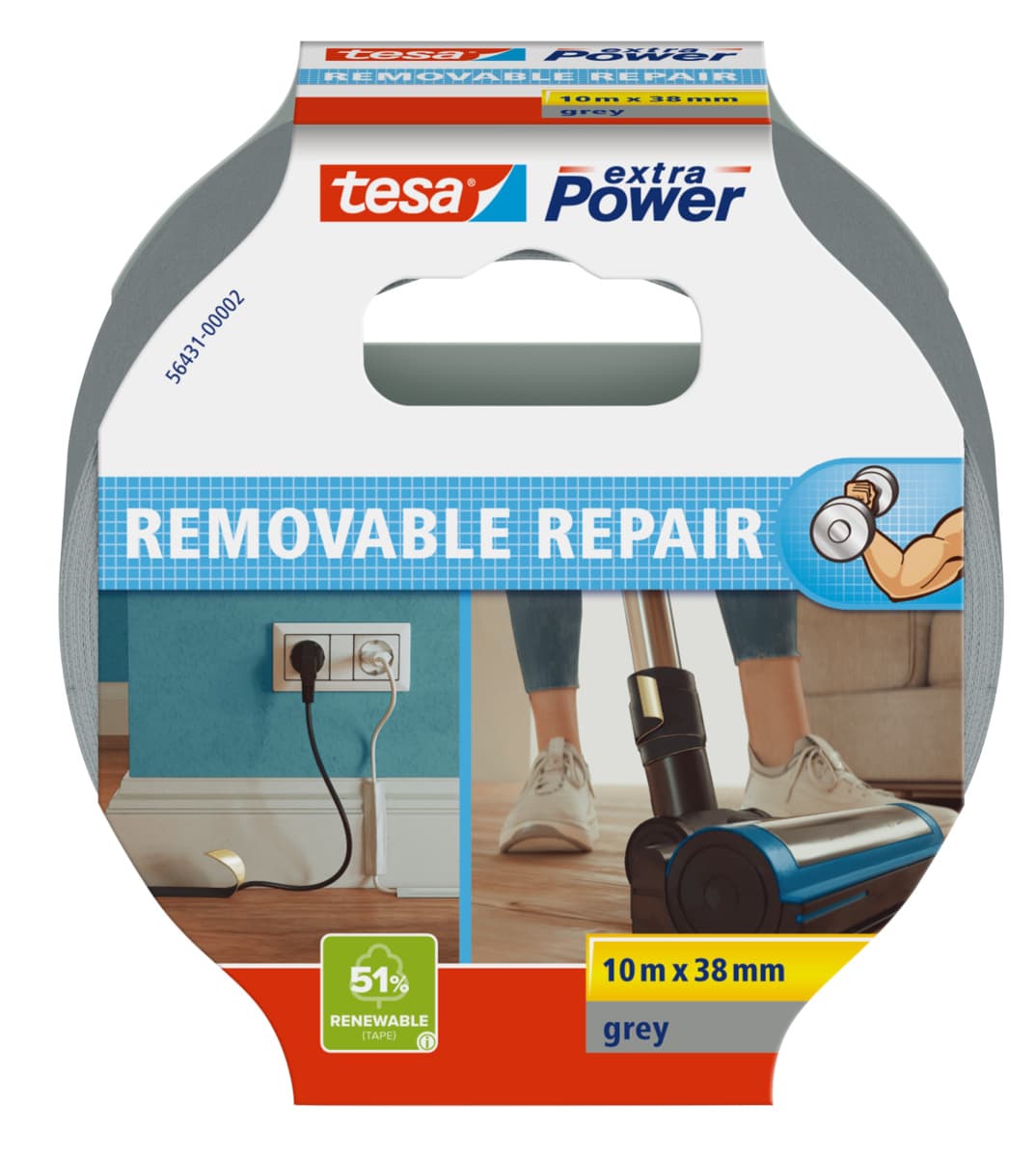 tesa extra Power Removable® Repair, grau