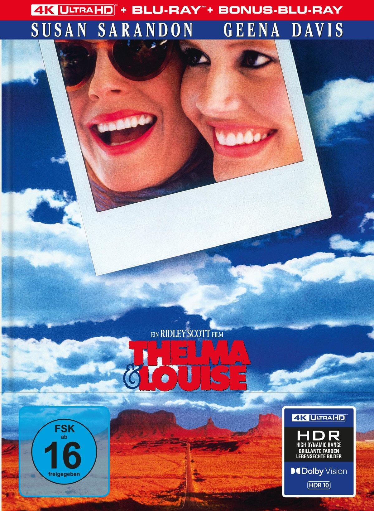 Thelma&Louise - 3-Disc Limited Collector's Edition im Mediabook (4K Ultra HD + Blu-ray + Bonus-Blu-ray)