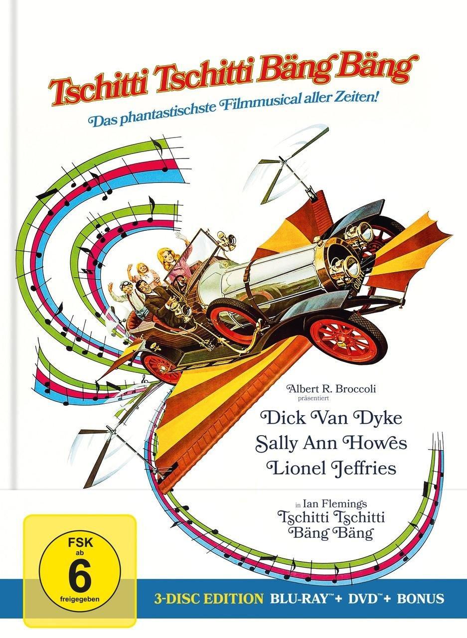 Tschitti Tschitti Bäng Bäng - 3-Disc Limited Collector's Edition im Mediabook (Blu-ray  (+ DVD)  (+ Bonus-Blu-ray)