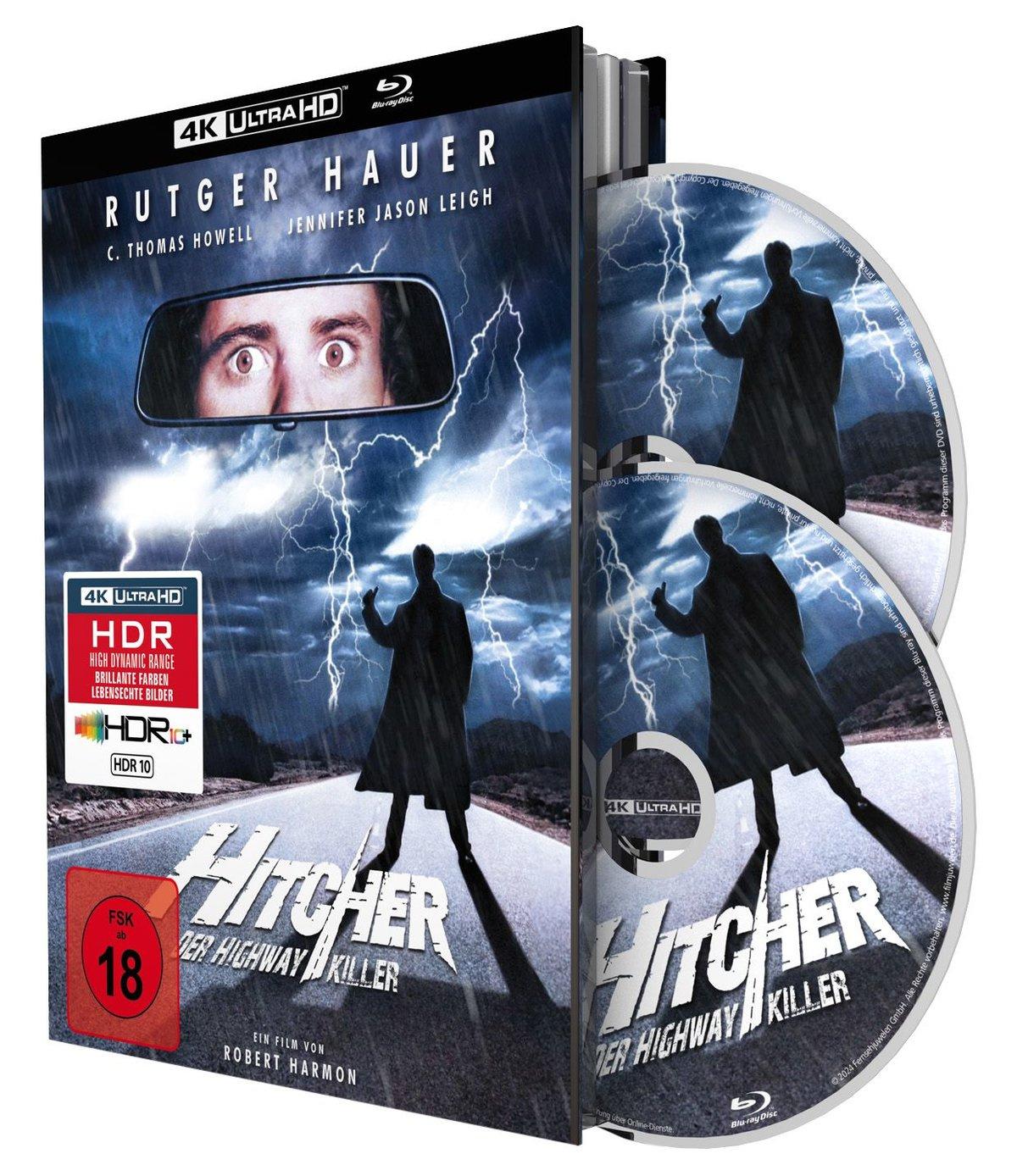 Hitcher, der Highway Killer - 2-Disc Limited Collector's Edition Mediabook (4K Ultra HD + Blu-ray) (Fernsehjuwelen)