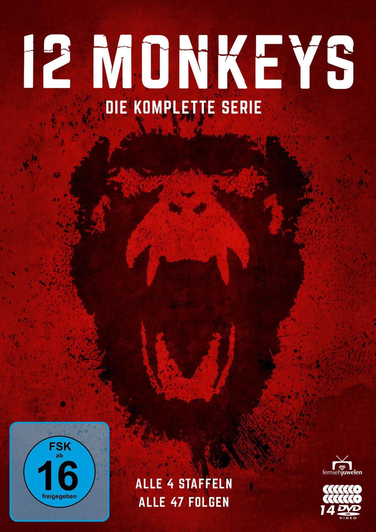 12 Monkeys - Die komplette Serie (Alle 4 Staffeln) (Fernsehjuwelen)  [14 DVDs]