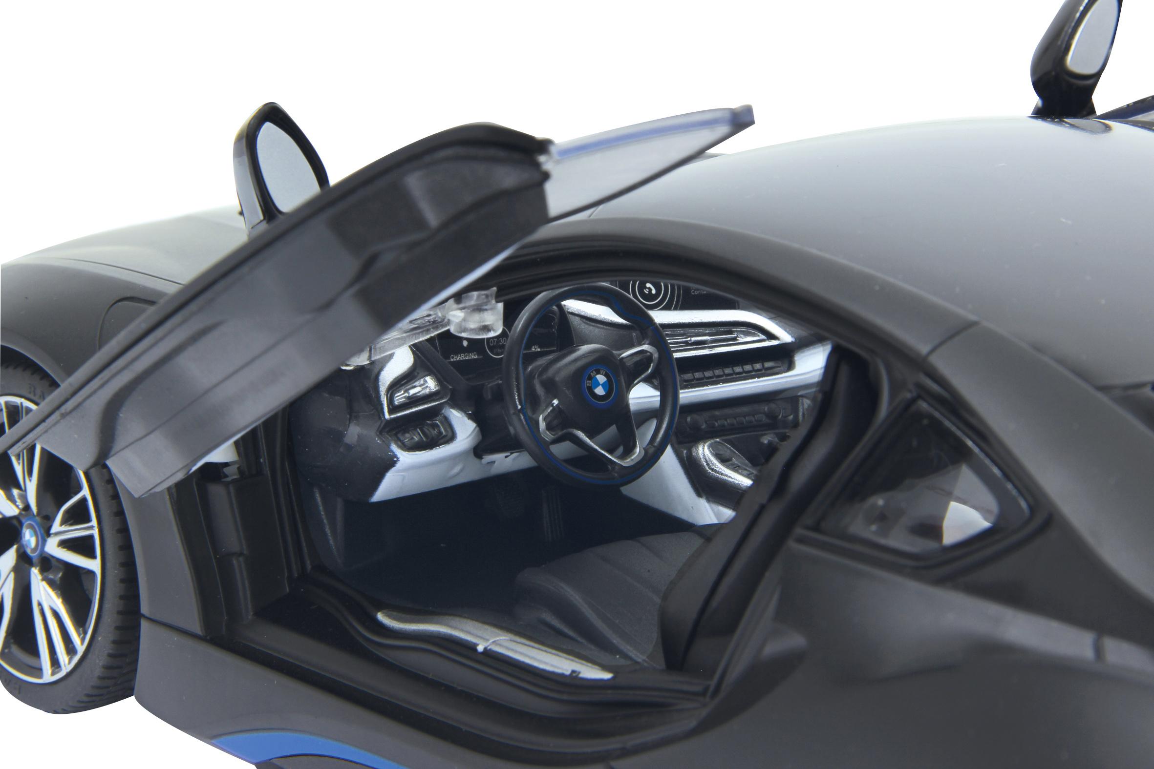 Produktbild Jamara BMW I8 1:14 schwarz 27MHz Tür fernbedienbar  404570 2 von 11