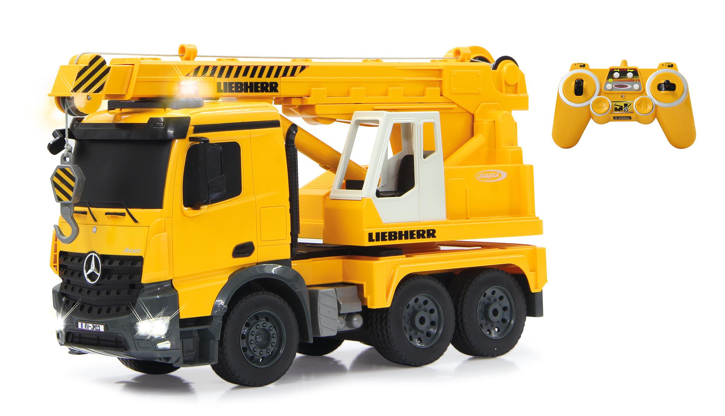Jamara Schwerlastkran Mercedes-Benz Arocs Liebherr 1:20 2,4GHz   405034