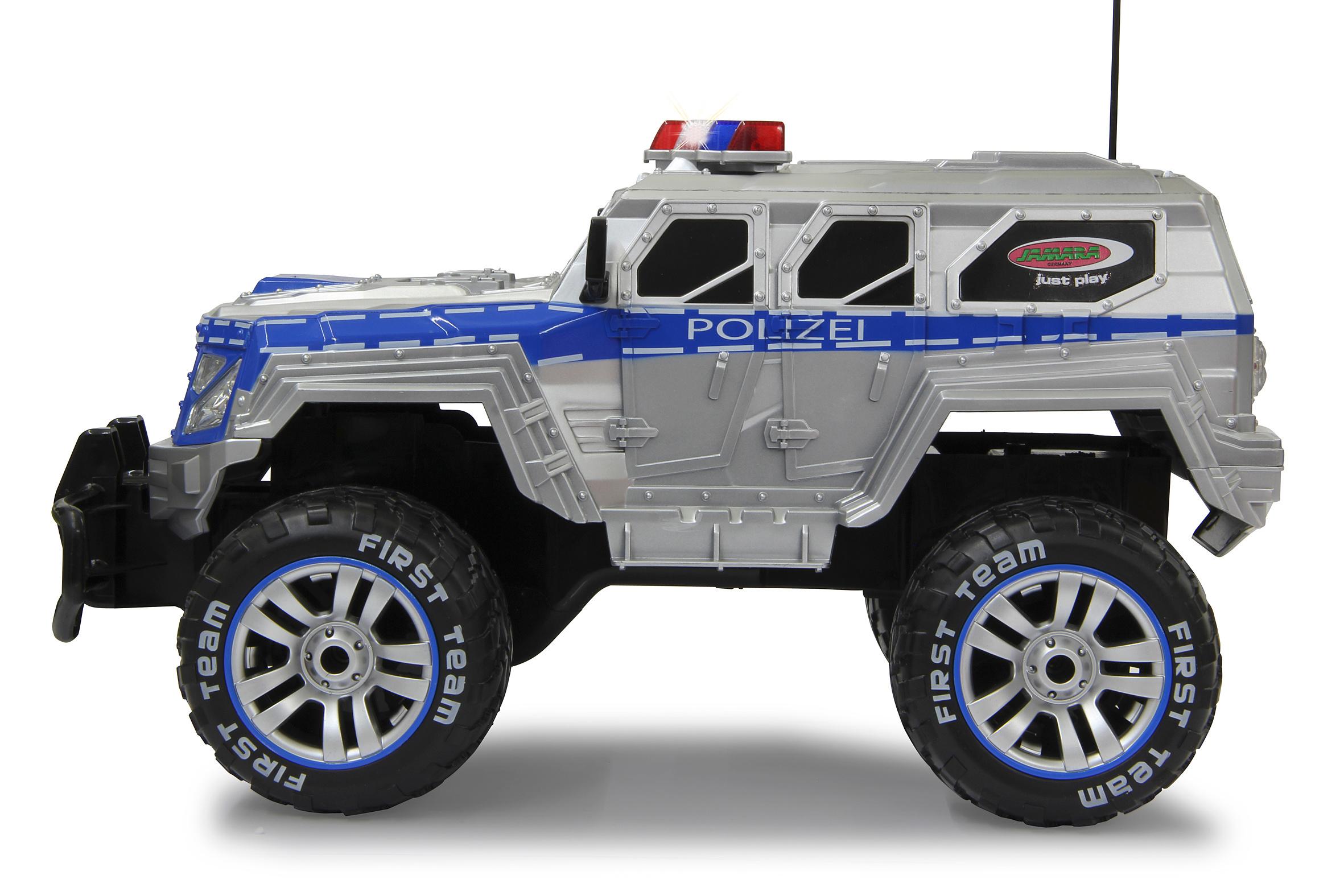 Produktbild Jamara Polizei Panzerwagen Monstertruck 1:12 27MHz LED inkl. Akku&Ladegerät  410032 2 von 6