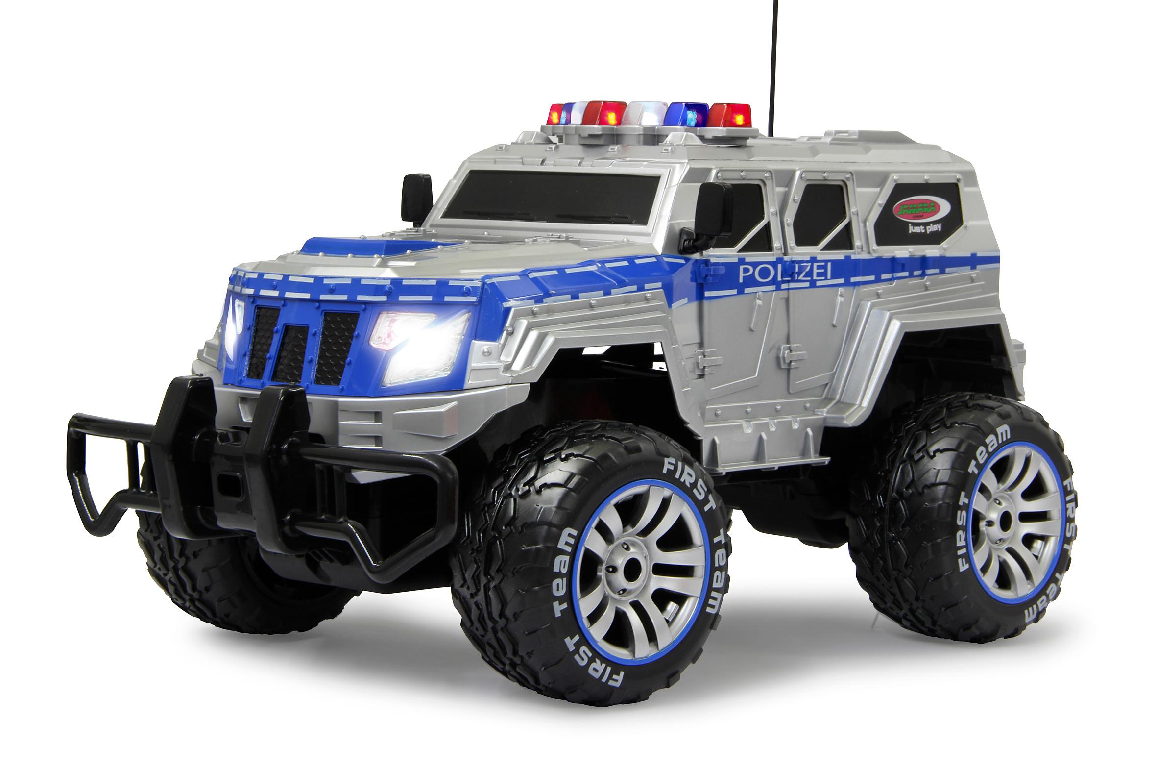 Produktbild Jamara Polizei Panzerwagen Monstertruck 1:12 27MHz LED inkl. Akku&Ladegerät  410032 3 von 6