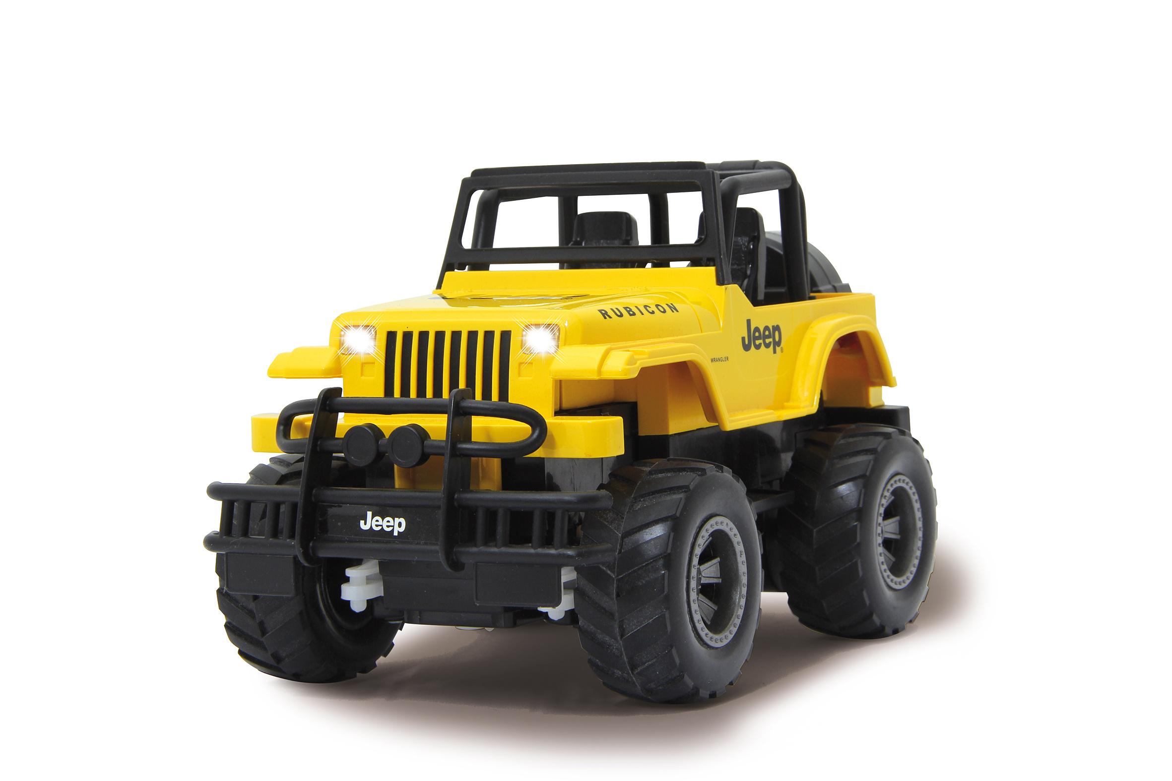 Produktbild Jamara Jeep Wrangler Rubicon 1:18 gelb 2,4GHz   405124 2 von 5