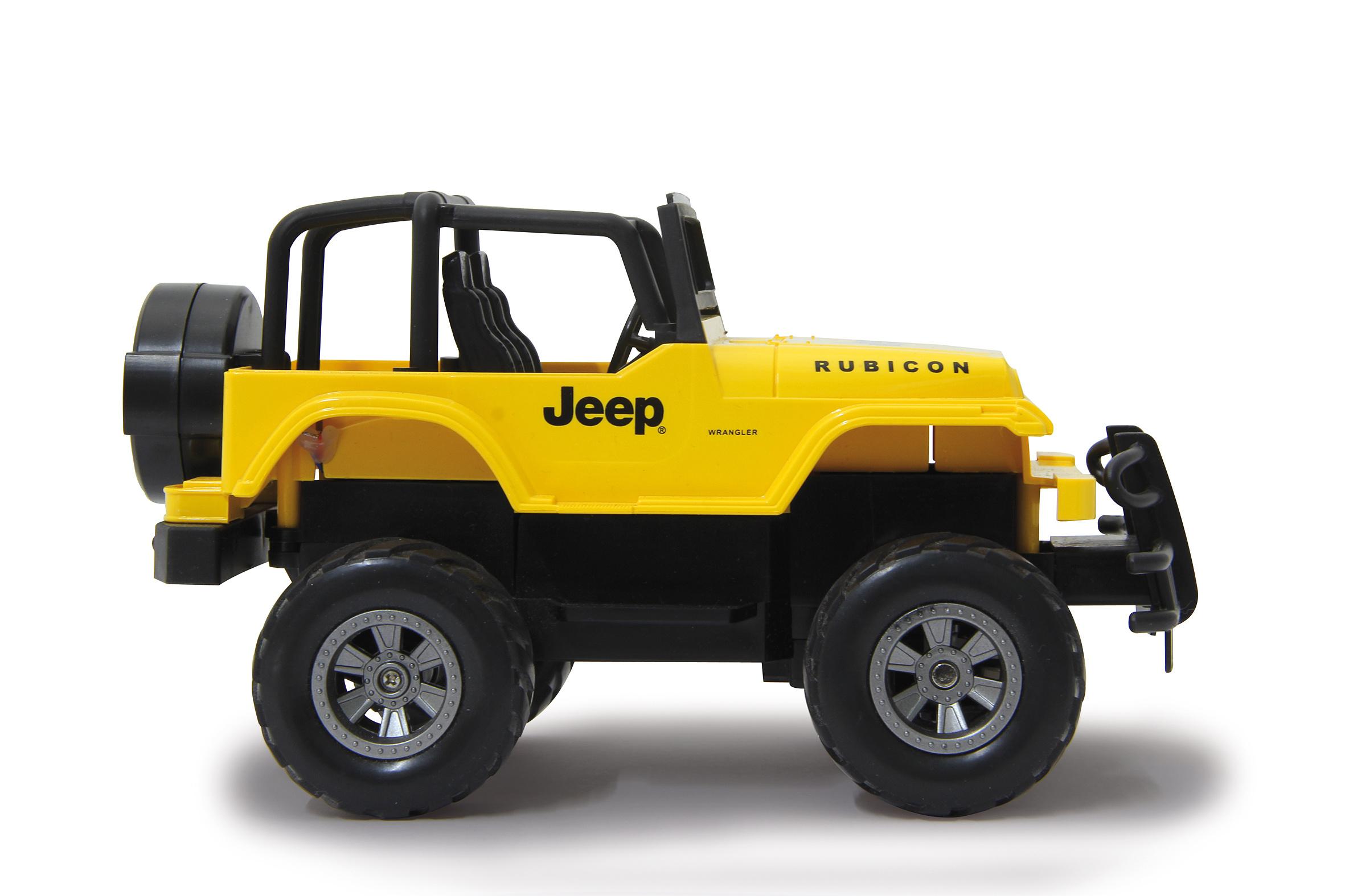 Produktbild Jamara Jeep Wrangler Rubicon 1:18 gelb 2,4GHz   405124 4 von 5
