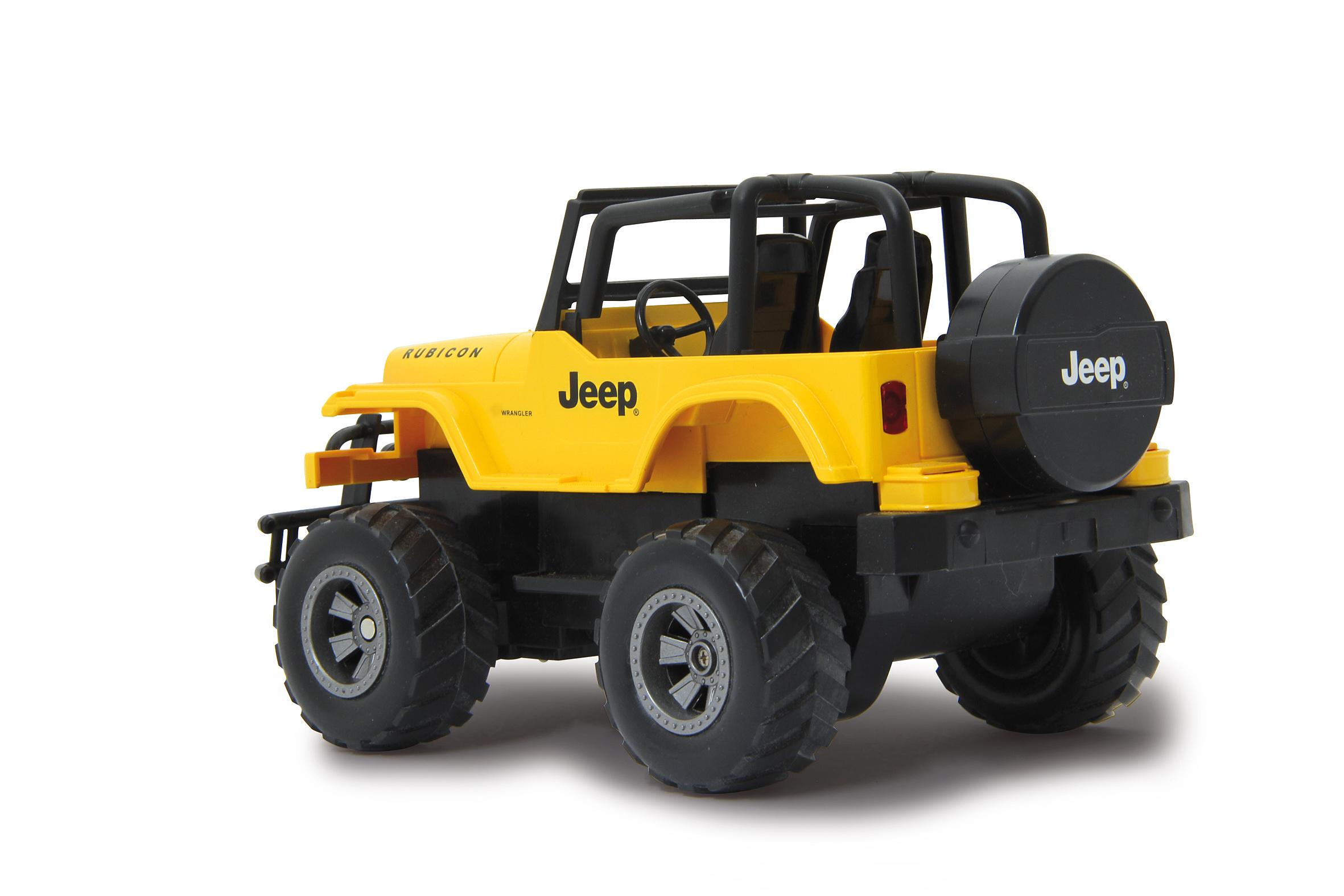 Produktbild Jamara Jeep Wrangler Rubicon 1:18 gelb 2,4GHz   405124 5 von 5
