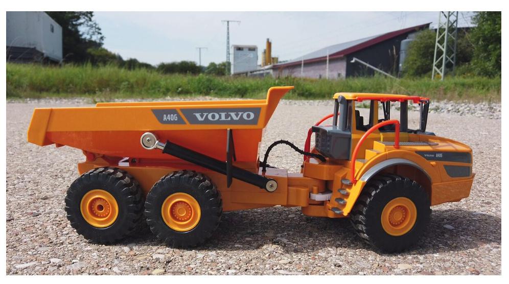 Produktbild Jamara Muldenkipper Volvo A40G 1:20 2,4GHz 9 von 9
