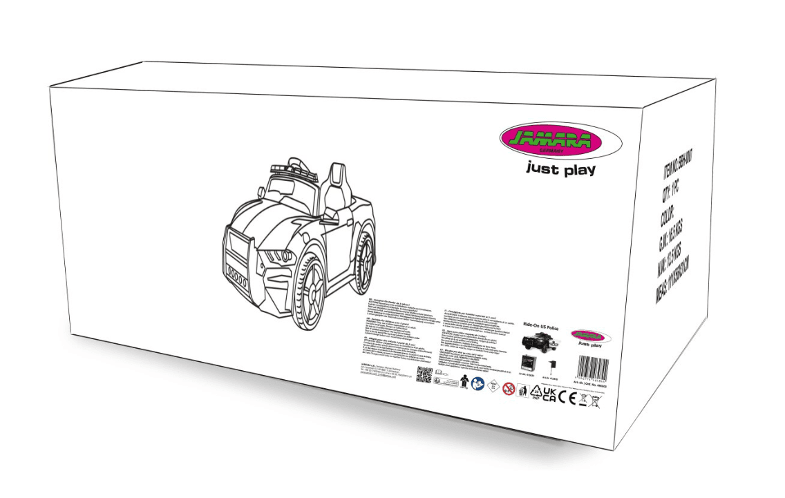 Produktbild Jamara Ride-on US Police Car 12V 9 von 14