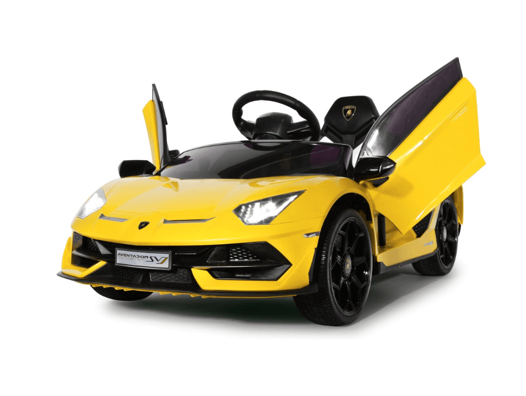 Produktbild Jamara Ride-on Lamborghini Aventador SVJ gelb 12V 2,4GHz 6 von 9