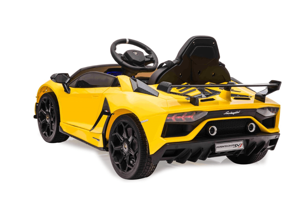 Produktbild Jamara Ride-on Lamborghini Aventador SVJ gelb 12V 2,4GHz 5 von 9