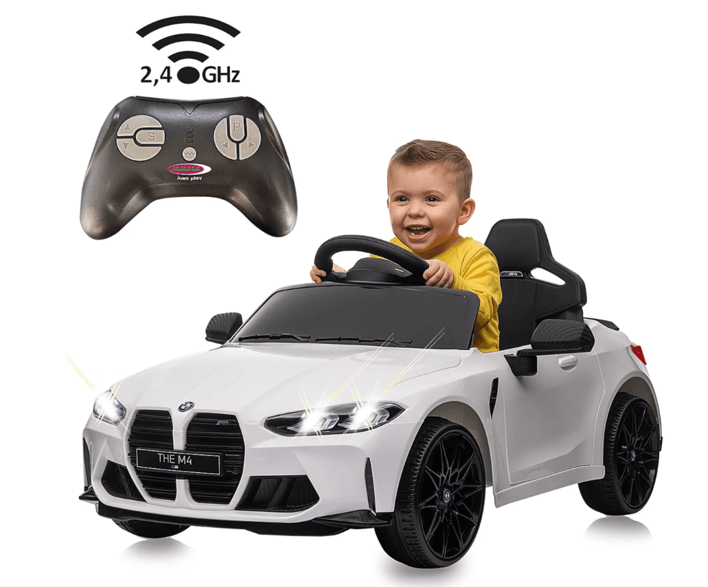 Jamara Ride-on BMW M4 weiß 2,4GHz Li-Power 12.6