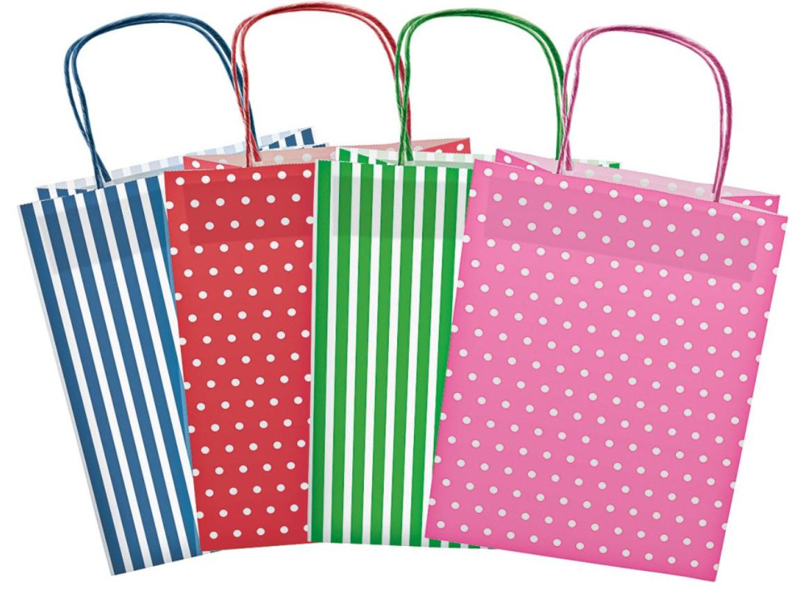 BOCK  Geschenktüten Kraftpapier 4er Set