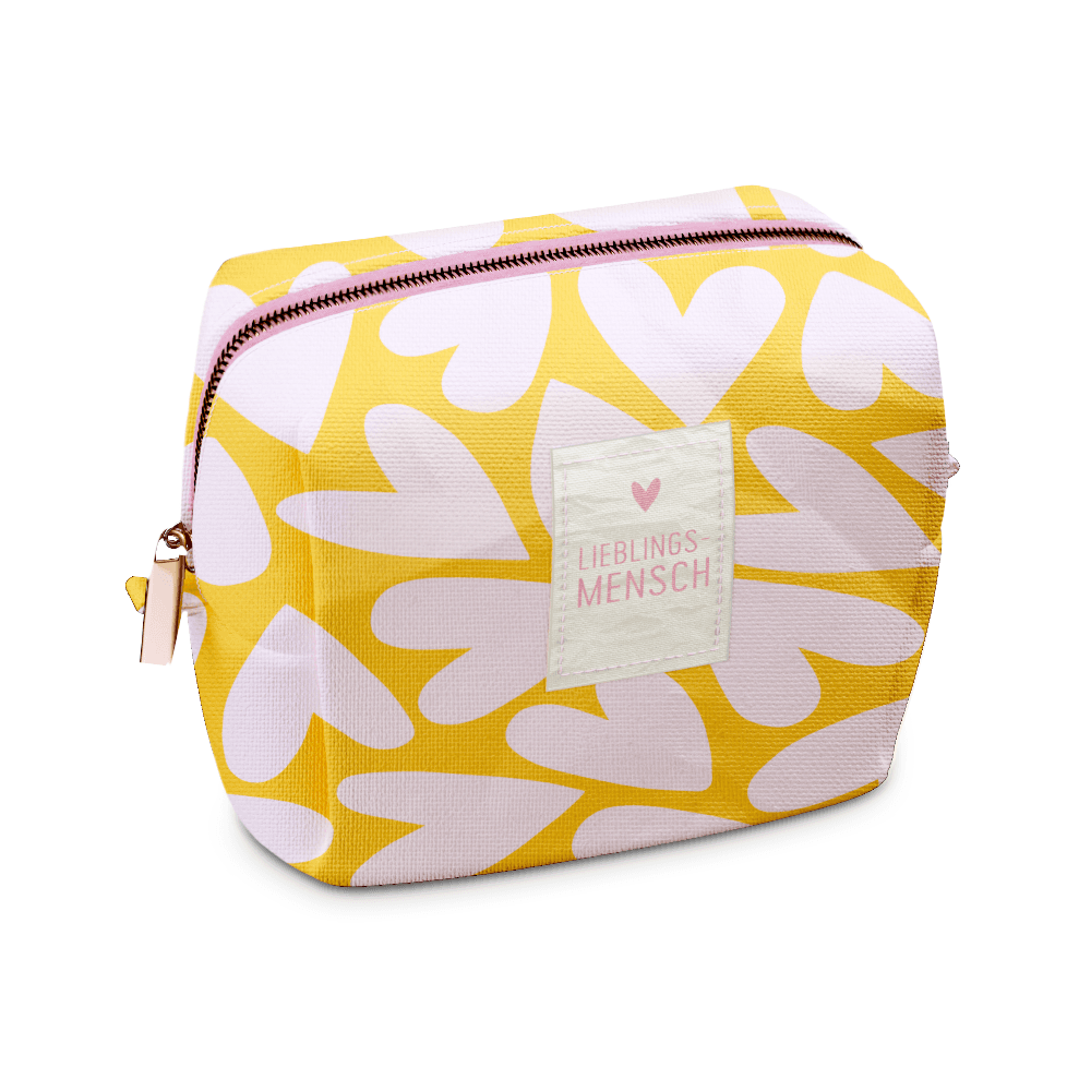 GRAFiK WERKSTATT Kosmetiktasche Lieblingsmensch