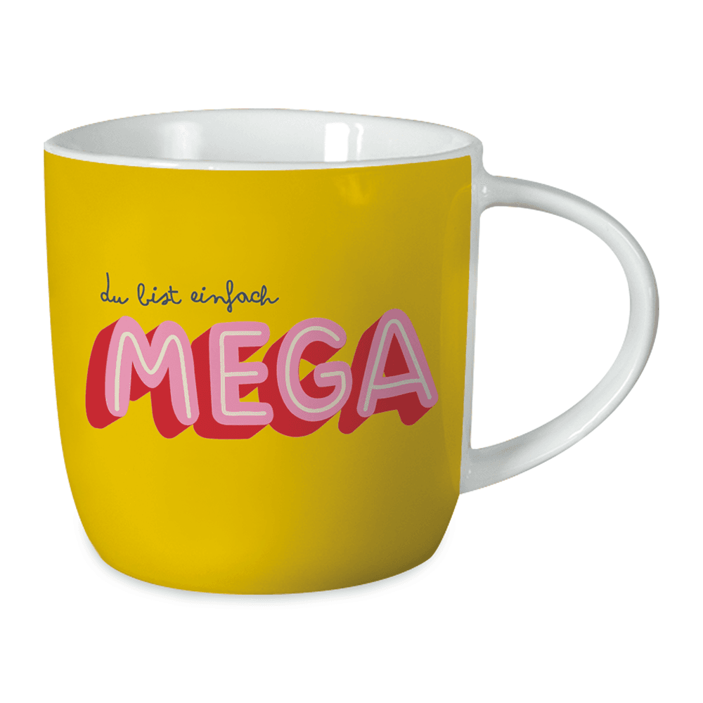 GRAFiK WERKSTATT Gute Laune Tasse Du bist einfach mega