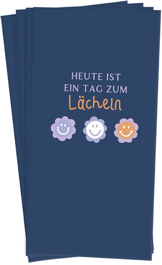 GRAFiK WERKSTATT Papiertaschentücher Lächeln