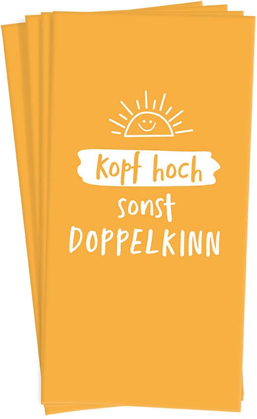 GRAFiK WERKSTATT Papiertaschentücher Kopf hoch
