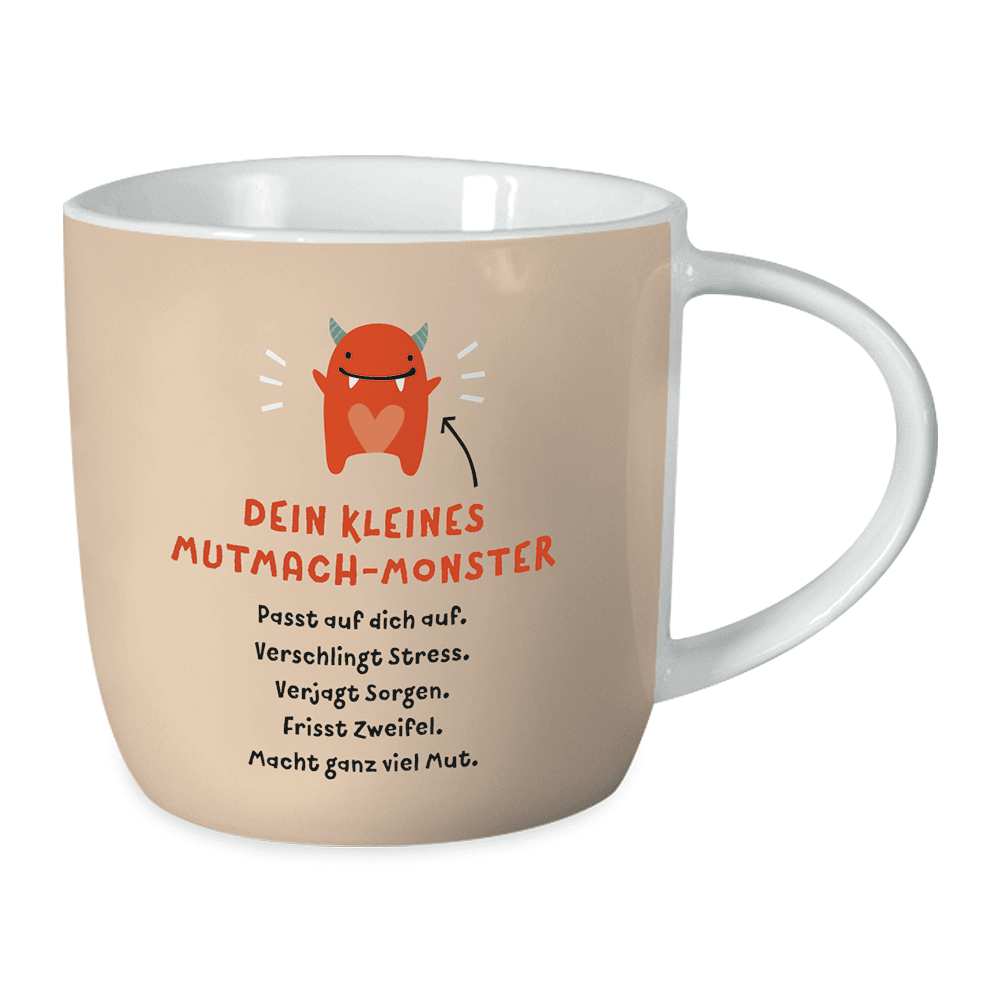 GRAFiK WERKSTATT Gute Laune Tasse Mutmach Monster