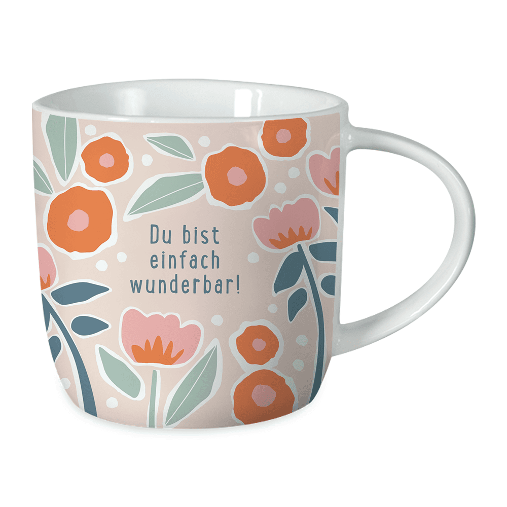 GRAFiK WERKSTATT Gute Laune Tasse Du bist einfach wunderbar