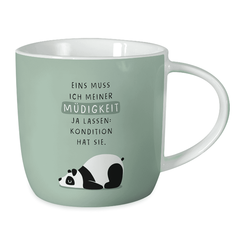 GRAFiK WERKSTATT Gute Laune Tasse Müdigkeit