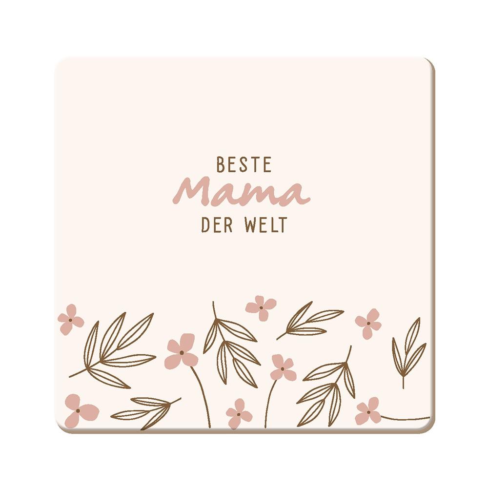 GRAFiK WERKSTATT Korkuntersetzer Beste Mama der Welt