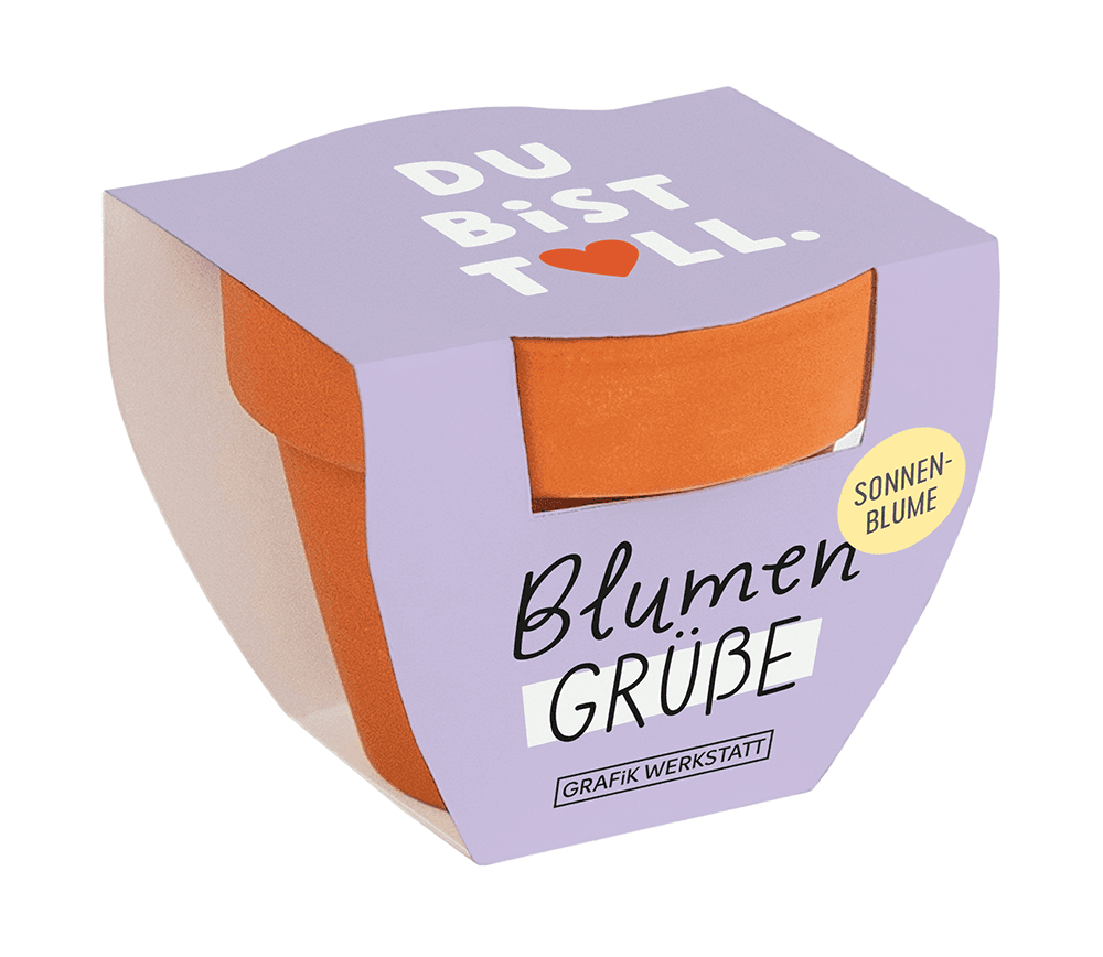 GRAFiK WERKSTATT Blumengrüße Du bist toll
