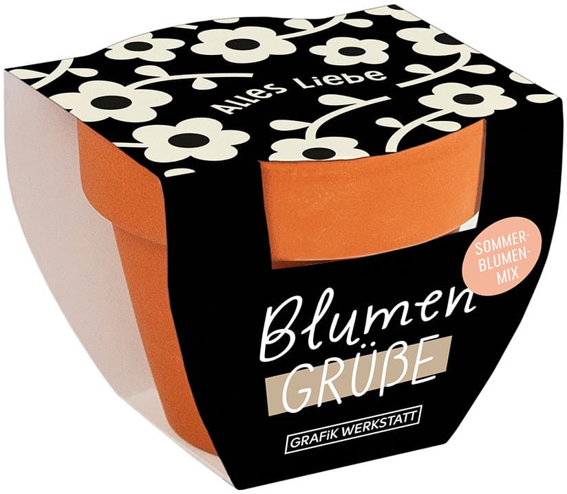 GRAFiK WERKSTATT Blumengrüße Alles Liebe