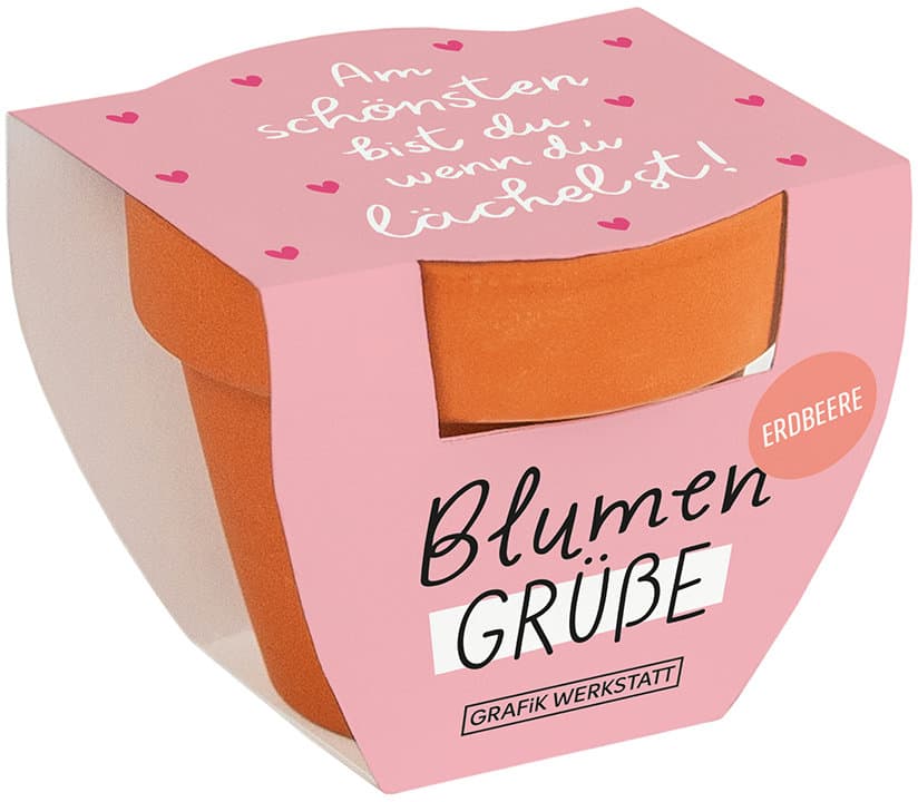 GRAFiK WERKSTATT Blumengrüße Am schönsten bist du, wenn du lächelst!