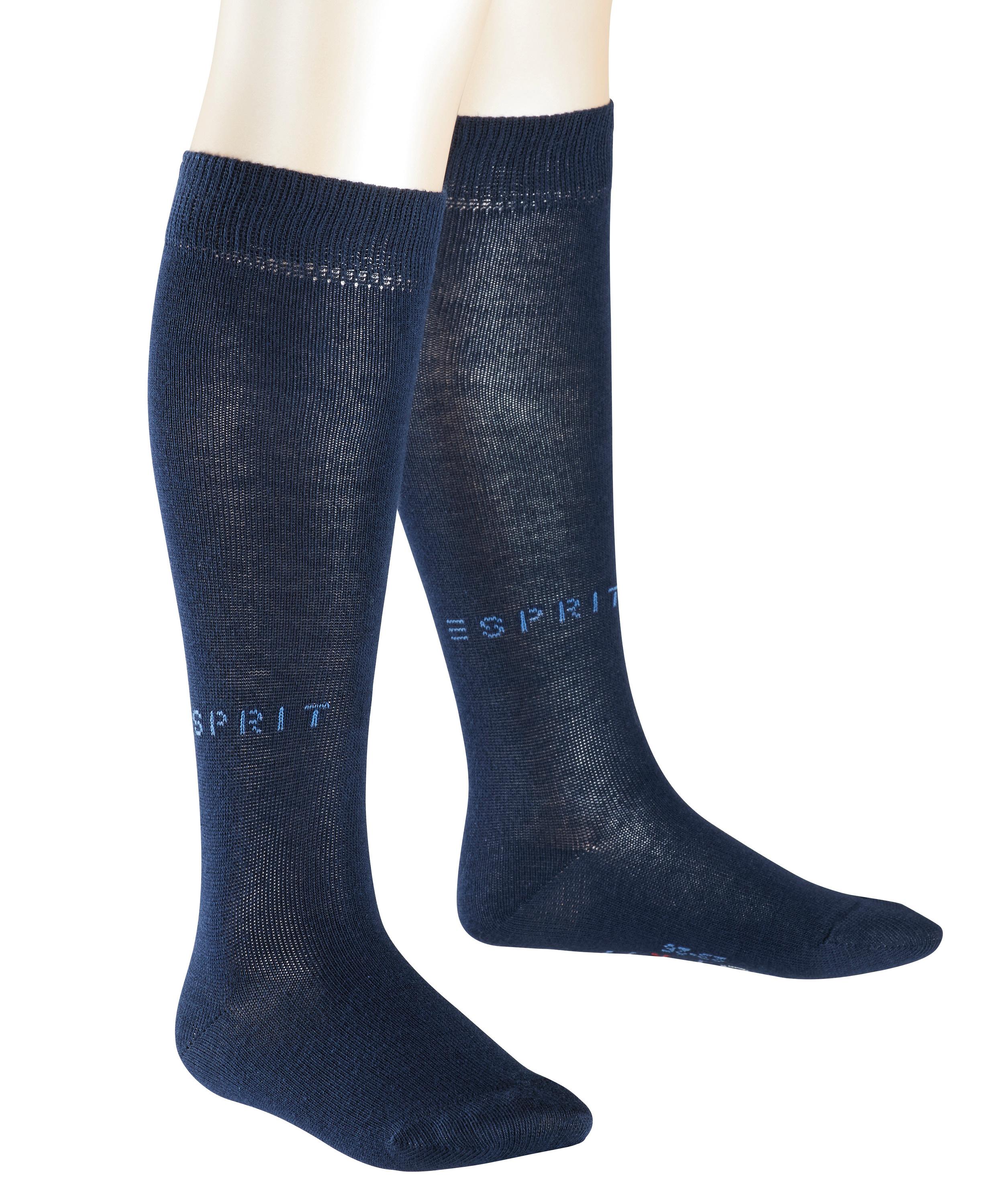 ESPRIT Kinder Kniestrümpfe Foot Logo 2er Pack