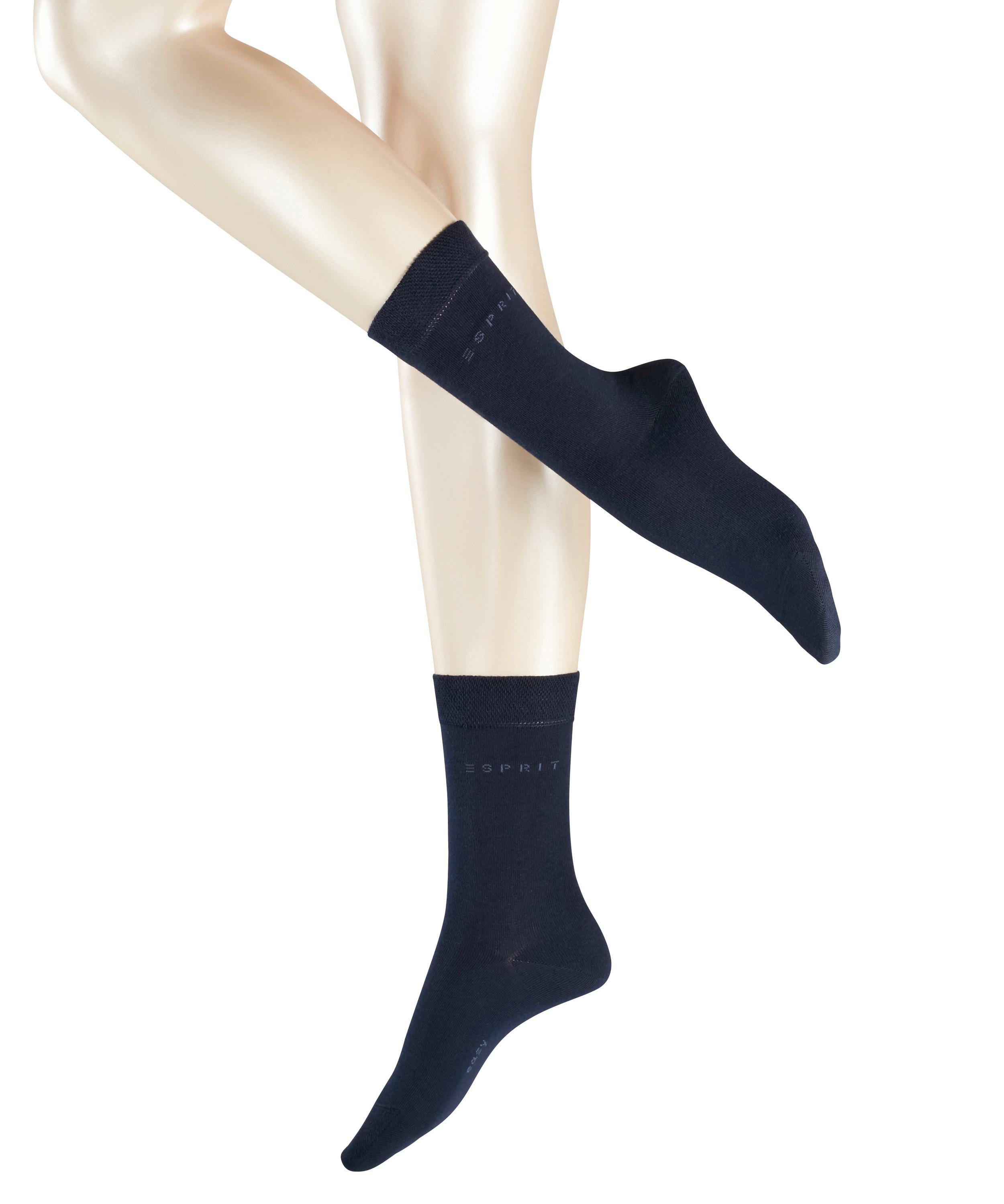ESPRIT Damen Socken Basic Easy 2er Pack