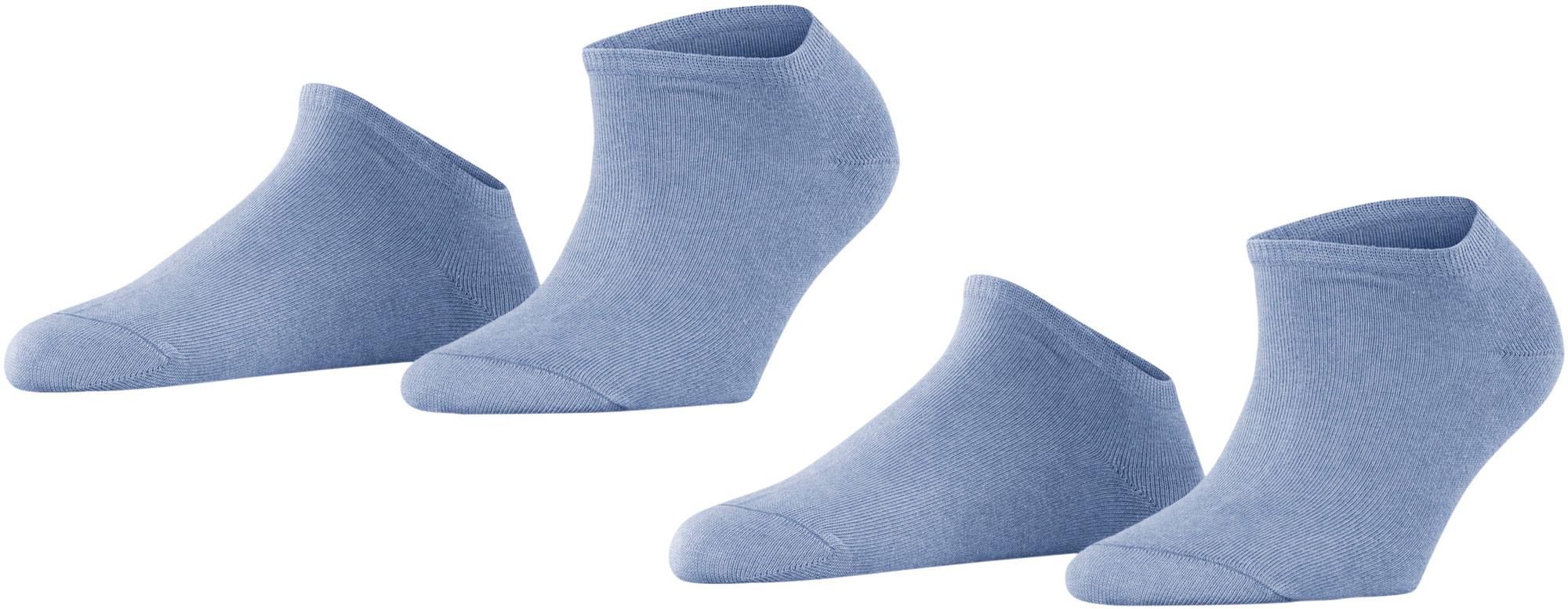 ESPRIT Damen Sneaker Socken uni 2er Pack