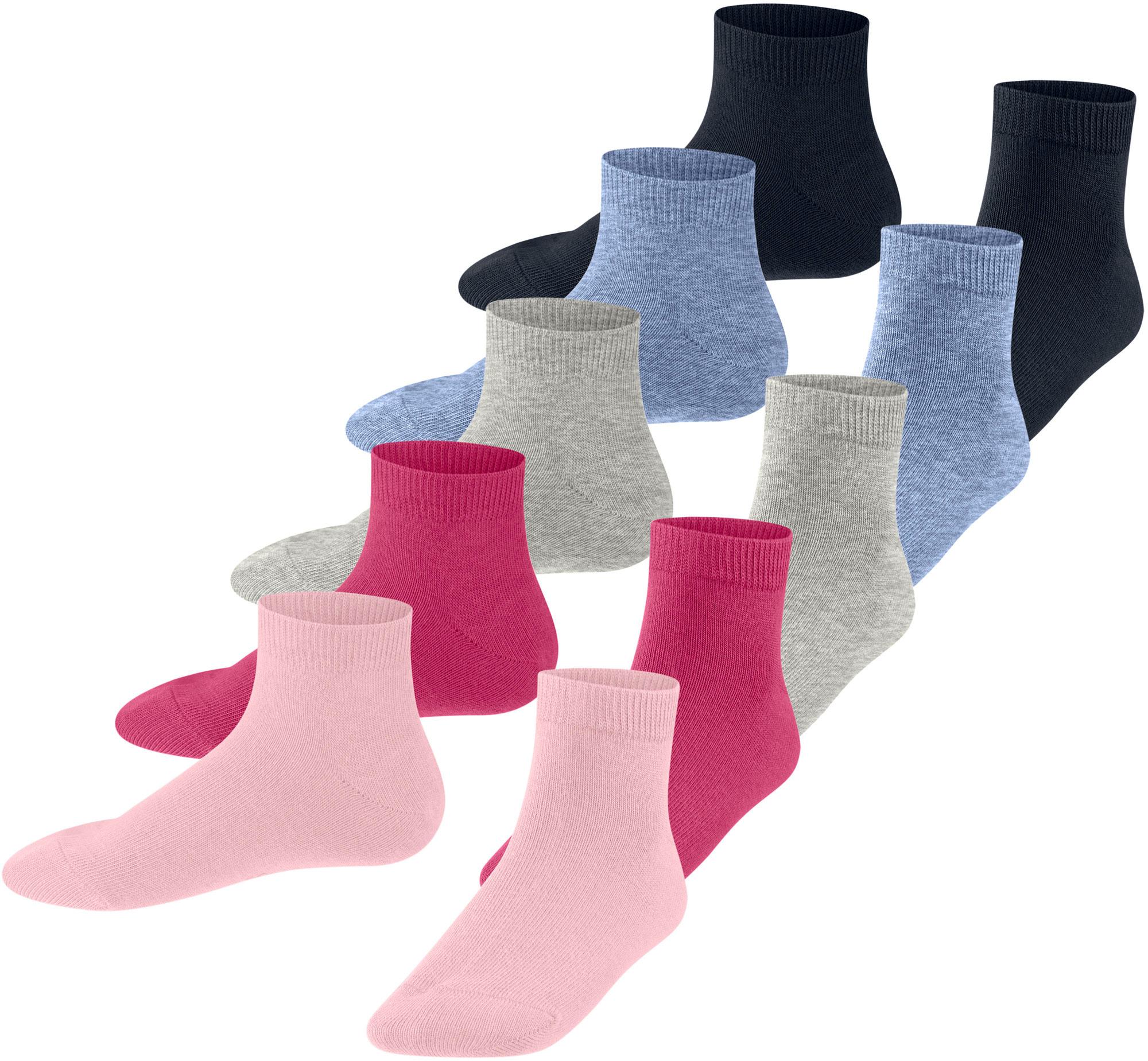 ESPRIT Kinder Sneaker Socken Solid Mix 5er Pack