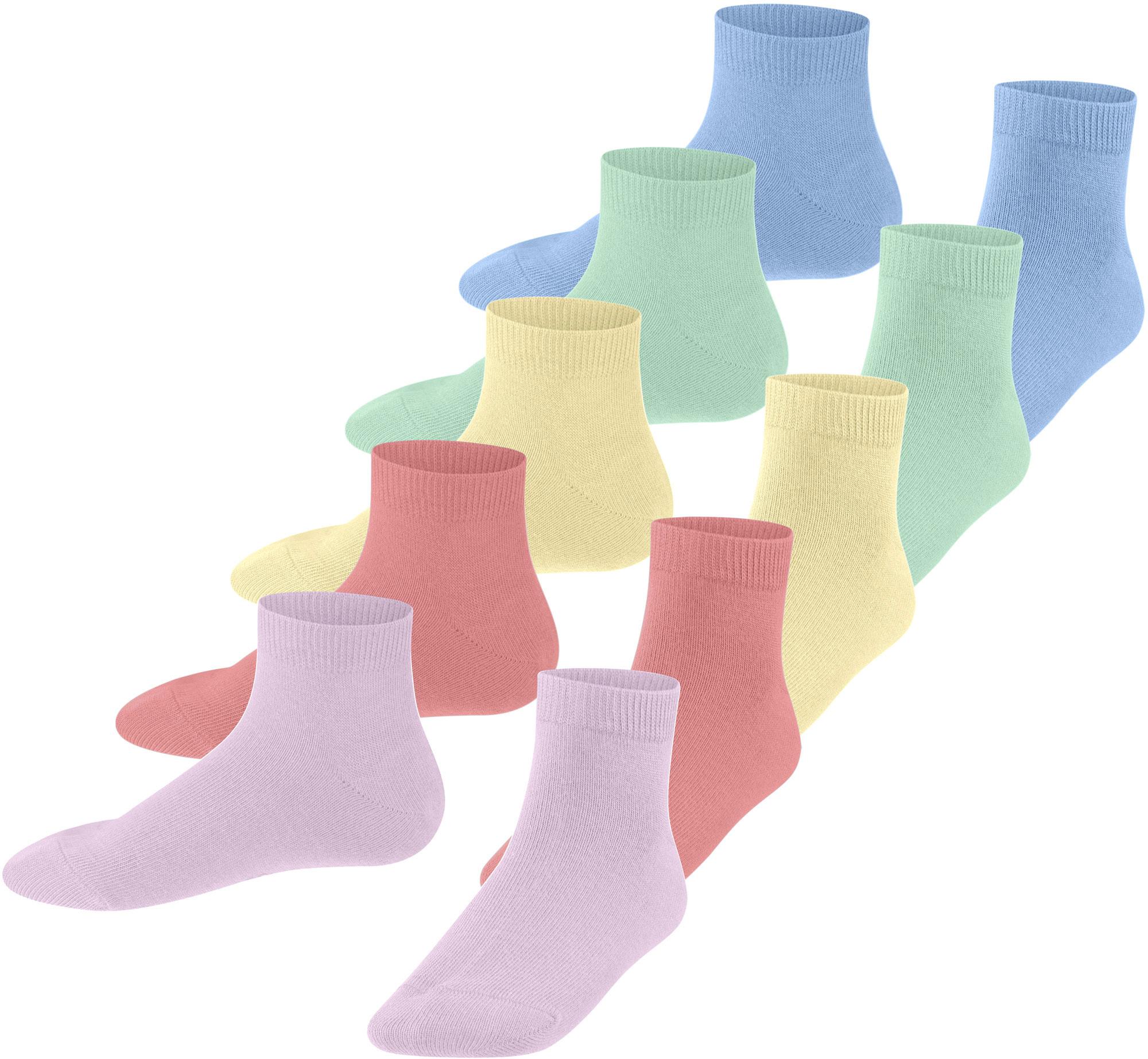 ESPRIT Kinder Sneaker Socken Solid Mix 5er Pack