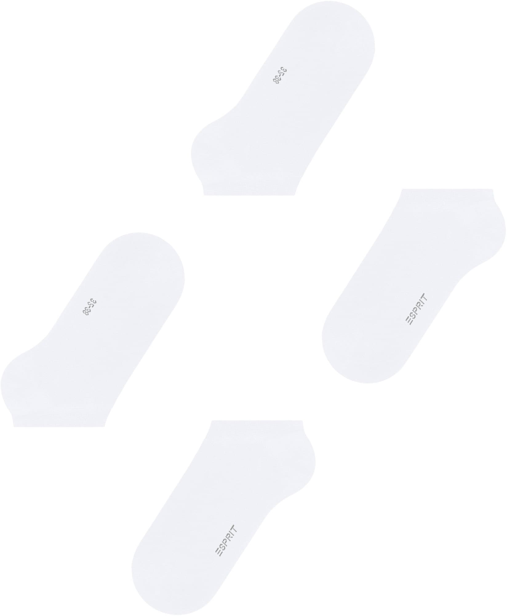 Produktbild ESPRIT Damen Füßlinge Solid High 2er Pack 3 von 4
