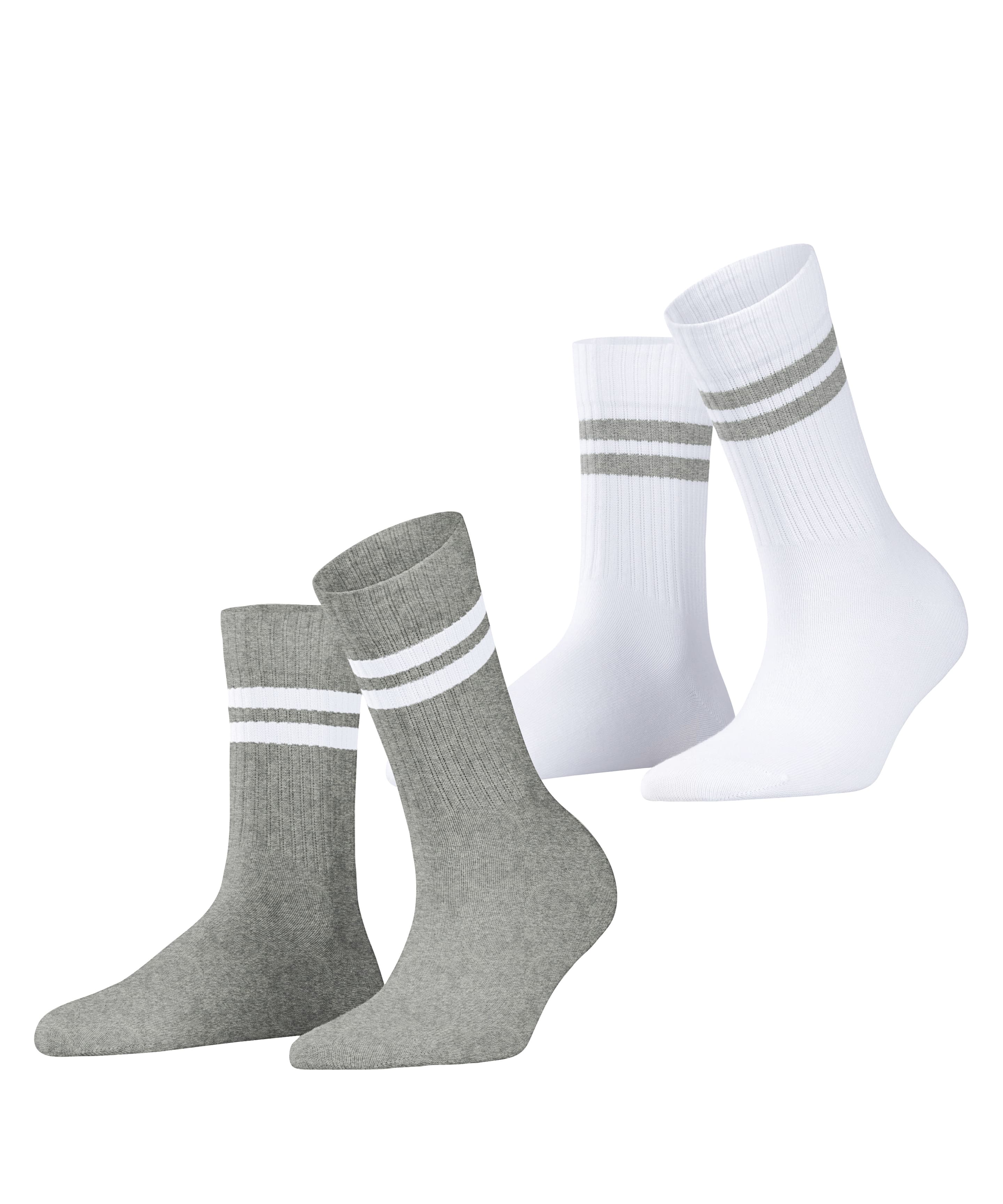 ESPRIT Damen Socken Tennis Stripe 2er Pack