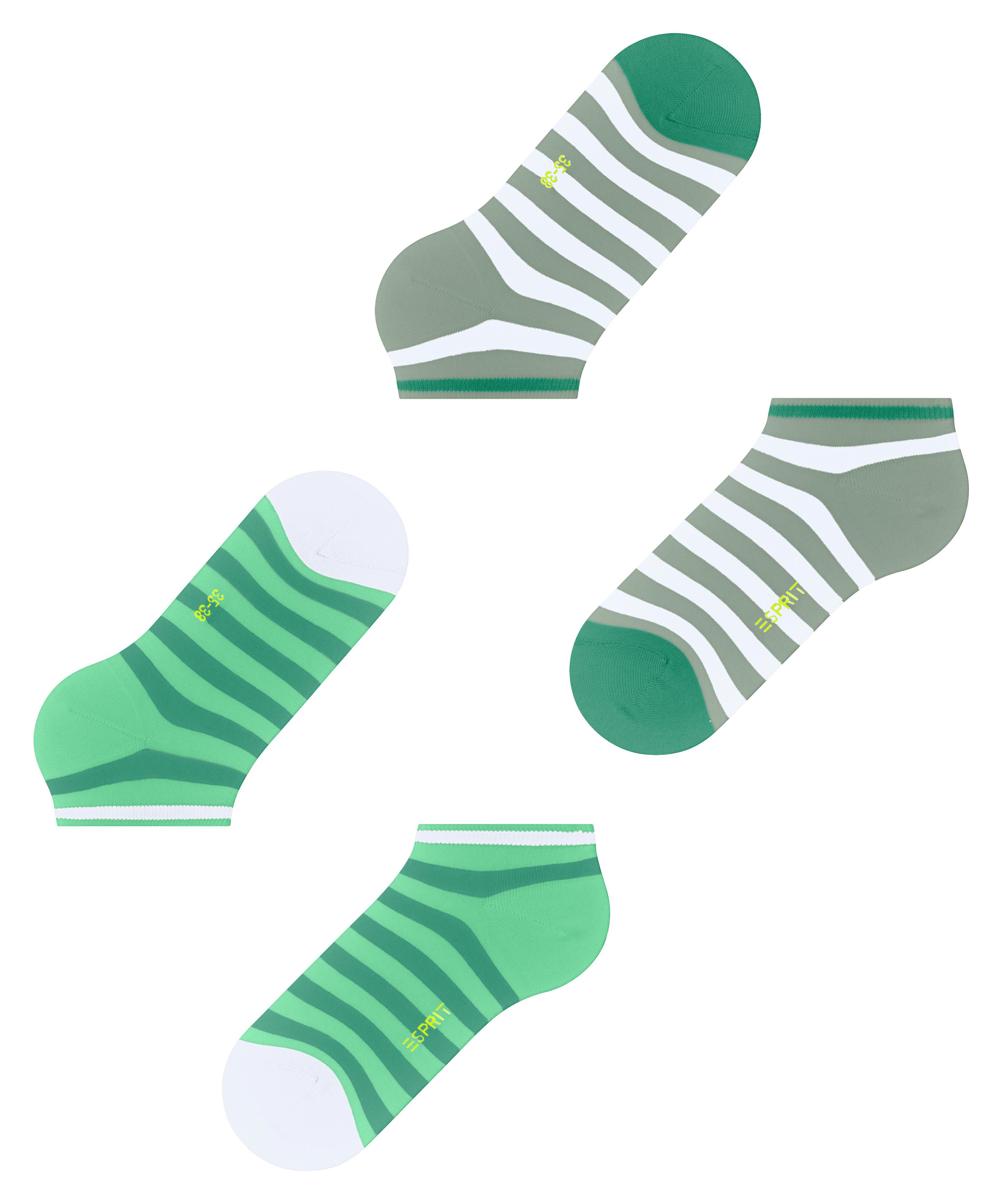 Produktbild ESPRIT Damen Sneaker Socken Bold Stripes  2er Pack 4 von 5