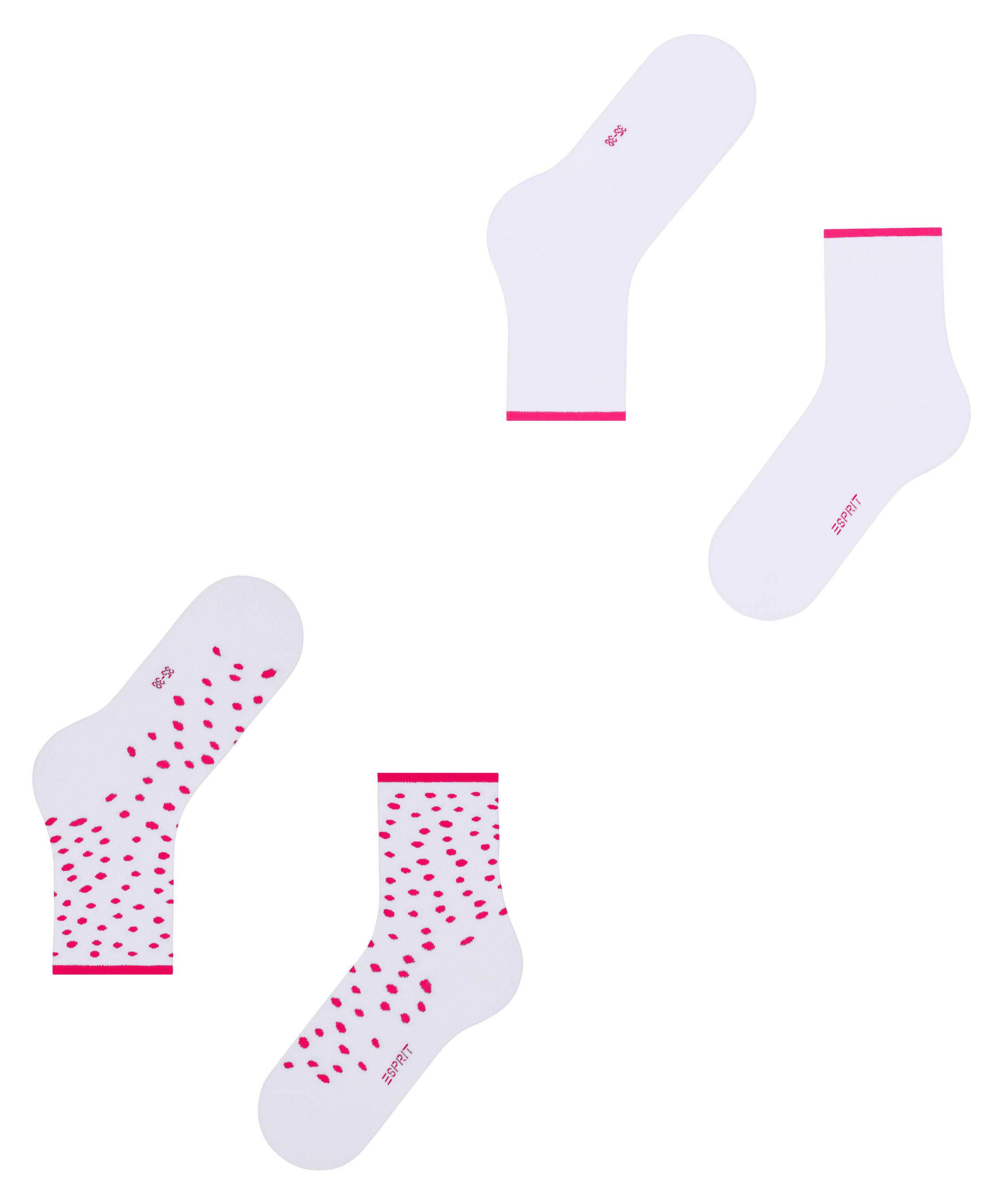 Produktbild ESPRIT Damen Socken Sketched Dot 2er Pack 4 von 5
